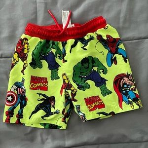 Marvel swim trunks
